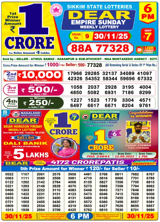 dear-lottery-sambad-6-pm-30-november-2025-winner-list