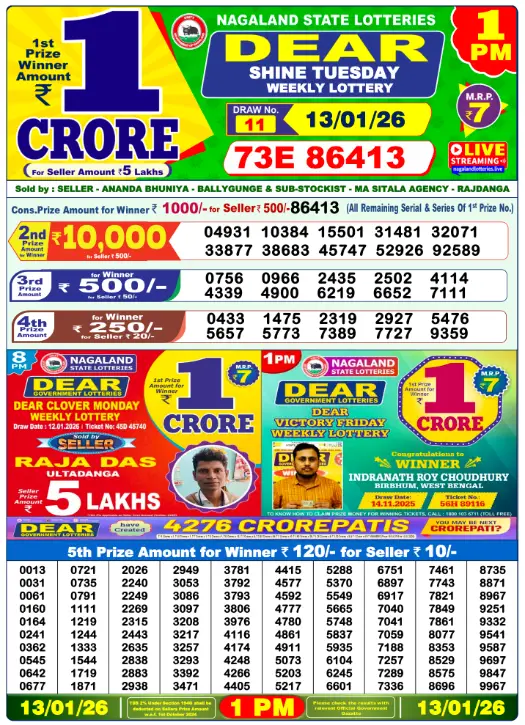 dear-lottery-sambad-1-pm-13-january-2026-winner-list