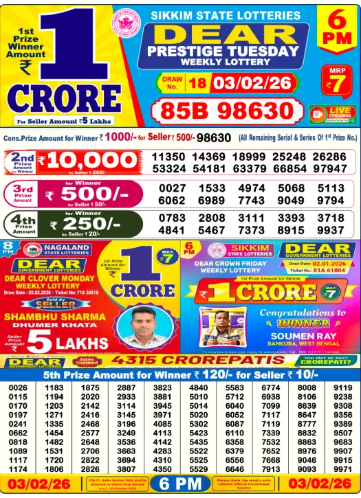 dear-lottery-sambad-6-pm-3-February-2026-winner-list