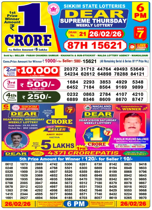 dear-lottery-sambad-6-pm-26-February-2026-winner-list