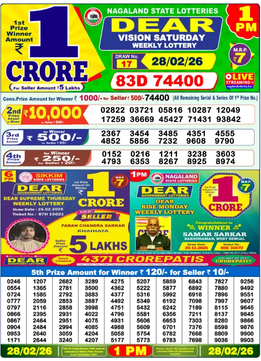 dear-lottery-sambad-1-pm-28-February-2026-winner-list